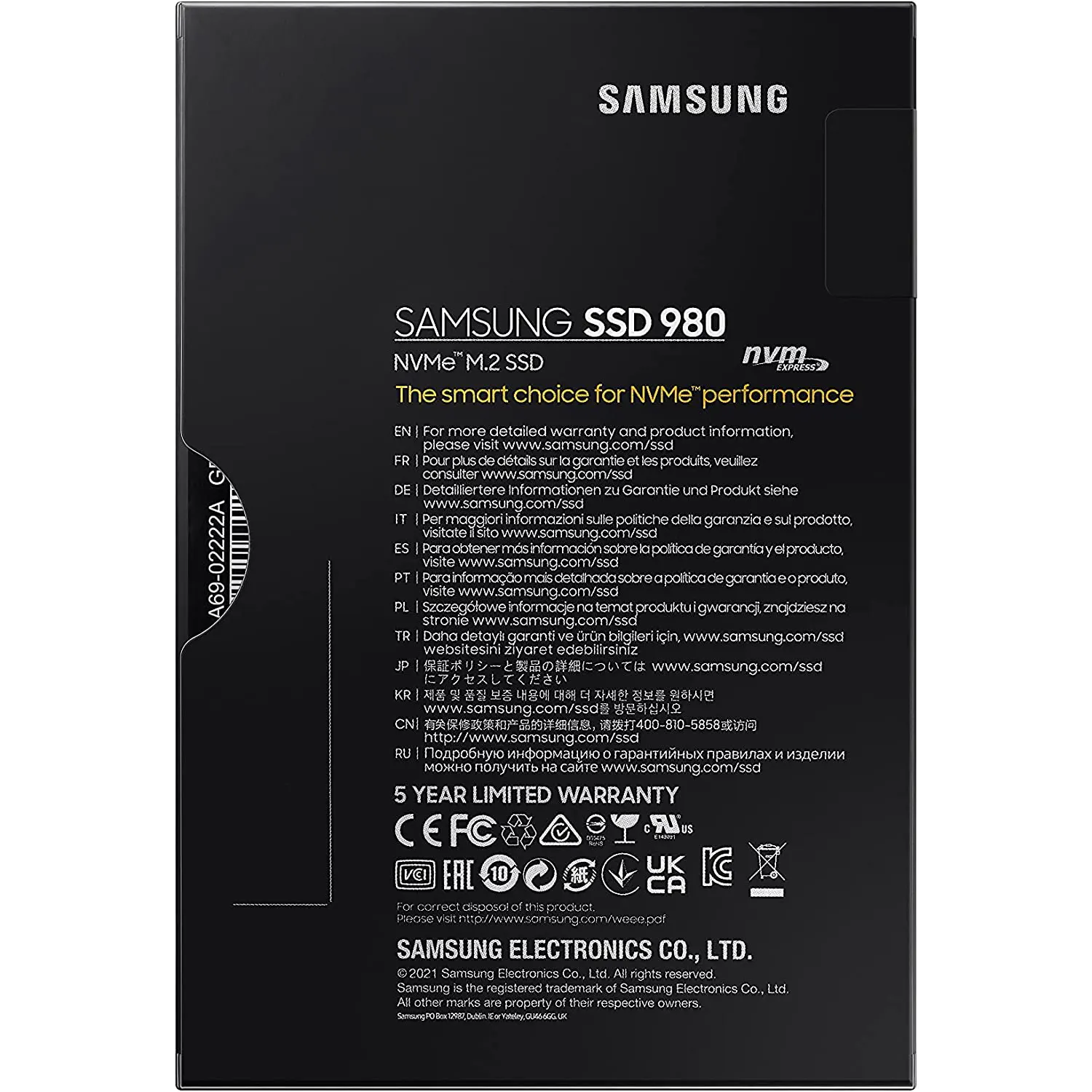 SAMSUNG - Disque SSD Interne 2To M.2 NVMe 970 Evo Plus M…